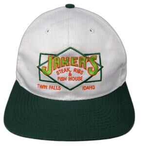 Jaker's Steak & Ribs Fish House Snapback Cap Multi One Size Custom Embroidery